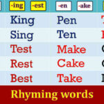 Rhyming words