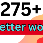 275+ 3-Letter words - Vocabulary