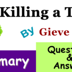 On Killing a Tree