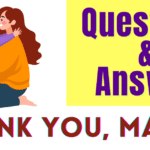 Thank You, Ma'am Question Answer