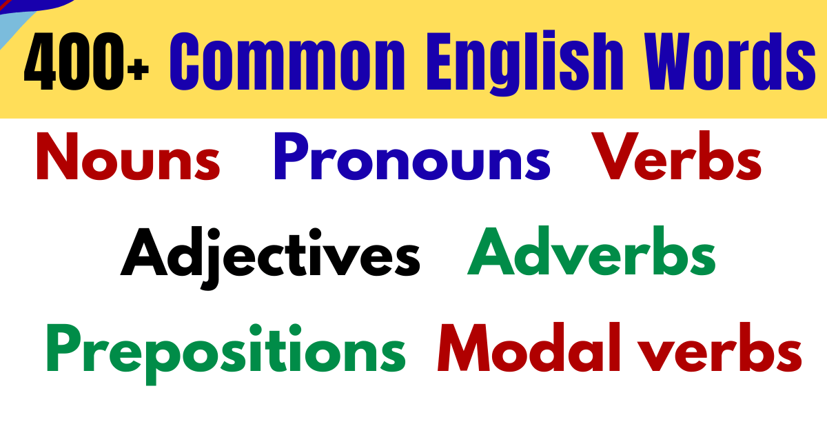 400 Common English words
